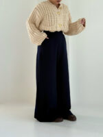 شلوار کتان کج راه کد 102038 - Image 4