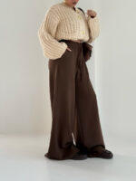 شلوار کتان کج راه کد 102038 - Image 7