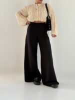 شلوار کتان کج راه کد 102038 - Image 12