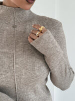 بلوز بافت برش دار کد 200916 - Image 6