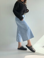 شلوار جین کراپ فول بگ کد 102045 - Image 4