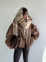 سوییشرت چرم سوما کد 200948 - Image 12