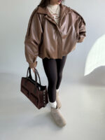 سوییشرت چرم سوما کد 200948 - Image 13