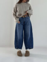 شلوار جین برمودا کد 102047