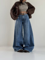 شلوار جین فول بگ کد 102033