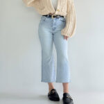 شلوار جین واید کراپ کد 102056