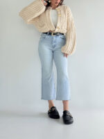 شلوار جین واید کراپ کد 102056