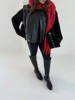 وست چرم جیب پانچی کد 200942 - Image 12