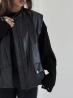 وست چرم جیب پانچی کد 200942 - Image 14