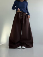 شلوار کتان پیله دار کد 102051 - Image 4