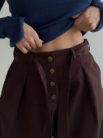 شلوار کتان پیله دار کد 102051 - Image 6