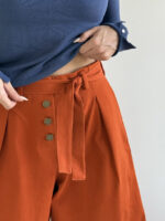 شلوار کتان پیله دار کد 102051 - Image 9