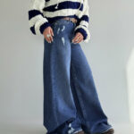 شلوار جین فول بگ کد 102044