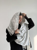 شال DIOR ریش پهن کد 310677 - Image 5