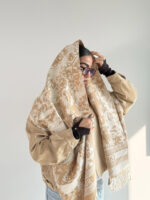 شال DIOR ریش باریک کد 310678 - Image 9