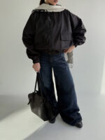 سوییشرت کتان پایین گت کد 200944 - Image 14