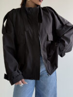 سوییشرت بارونی بنددار کد 200945 - Image 9