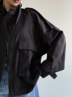 سوییشرت بارونی بنددار کد 200945 - Image 10