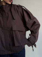 سوییشرت بارونی بنددار کد 200945 - Image 3