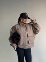 سوییشرت بارونی بنددار کد 200945 - Image 12