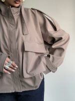 سوییشرت بارونی بنددار کد 200945 - Image 14