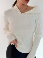 بلوز یقه ایستاده کد 180555