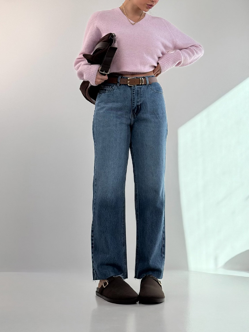 IMG_5925 شلوار جین استریت فیت کد 102064 - Image 2