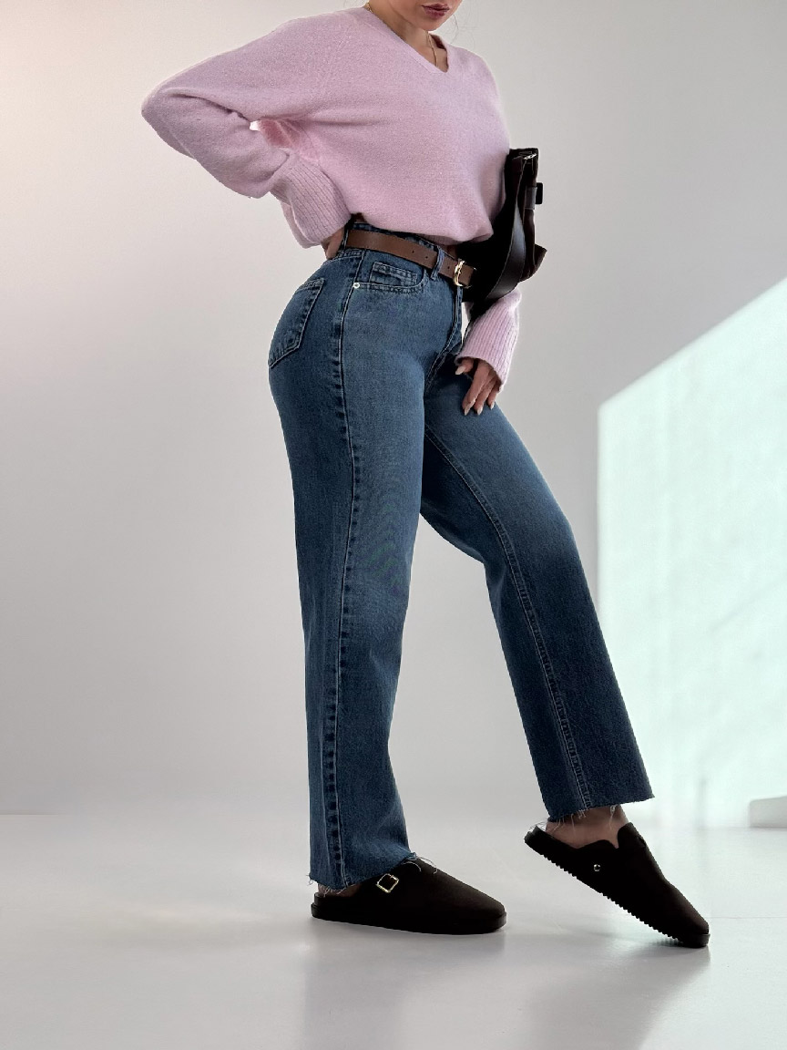 IMG_5927 شلوار جین استریت فیت کد 102064 - Image 3