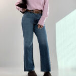 شلوار جین استریت فیت کد 102064