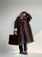 کت بلند بند ضربدری کد 120377 - Image 6