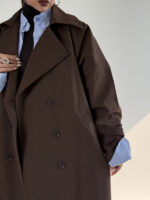 کت بلند بند ضربدری کد 120377 - Image 10