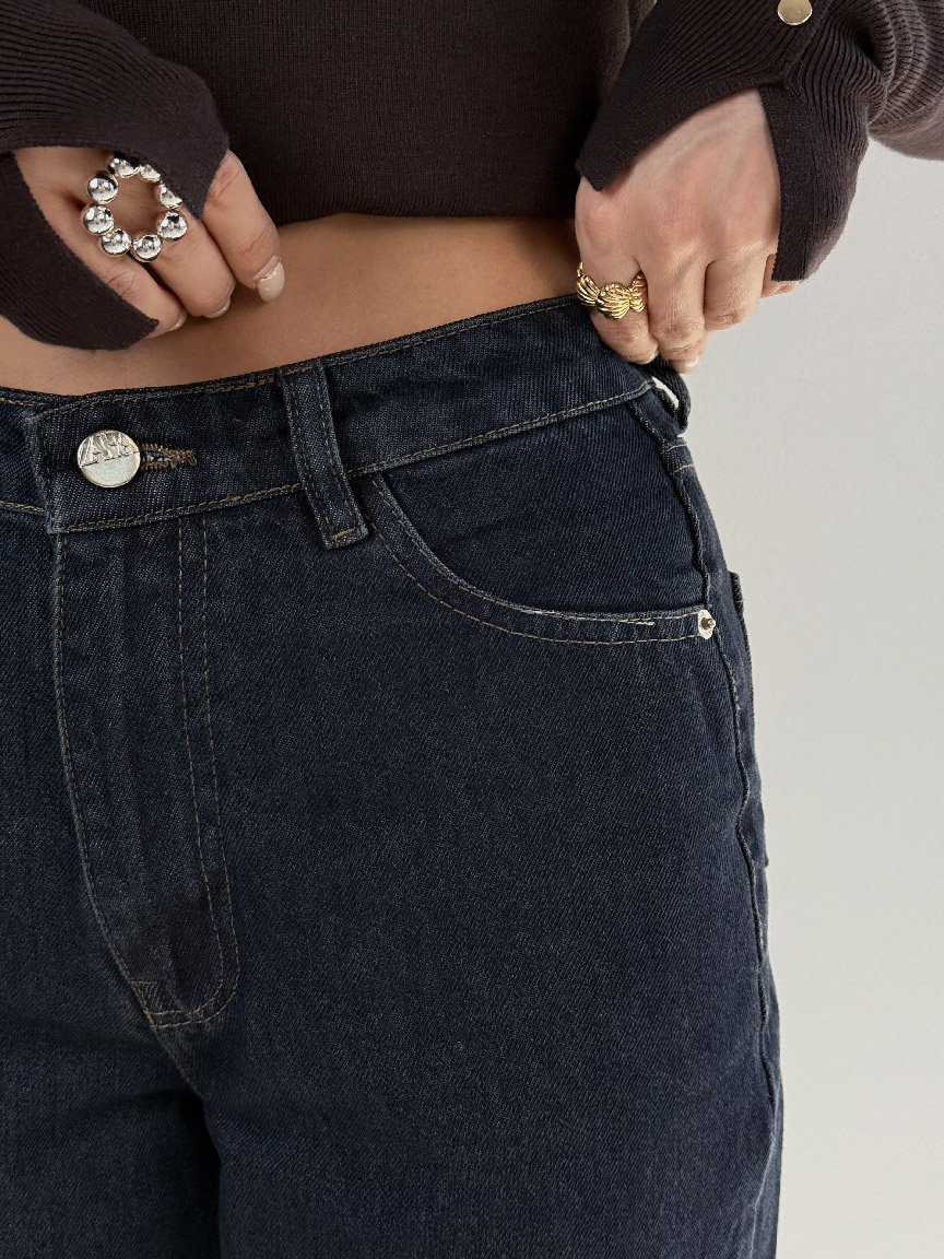 IMG_6090 شلوار جین استریت فیت کد 102069 - Image 2