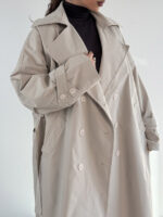 کت بلند بند ضربدری کد 120377 - Image 2