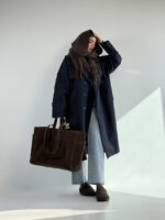 کت بلند بند ضربدری کد 120377 - Image 12