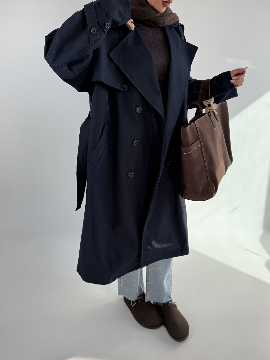 IMG_6150 کت بلند بند ضربدری کد 120377 - Image 14