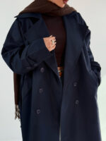 کت بلند بند ضربدری کد 120377 - Image 15