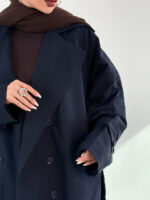 کت بلند بند ضربدری کد 120377 - Image 16