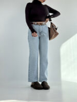 شلوار جین استریت فیت کد 102063 - Image 4