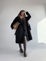 کت بلند بند ضربدری کد 120377 - Image 22