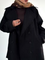 کت بلند بند ضربدری کد 120377 - Image 24