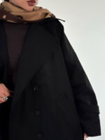 کت بلند بند ضربدری کد 120377 - Image 25