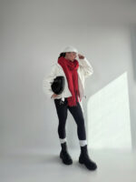 کت چرم سگک دار کد 120388 - Image 2