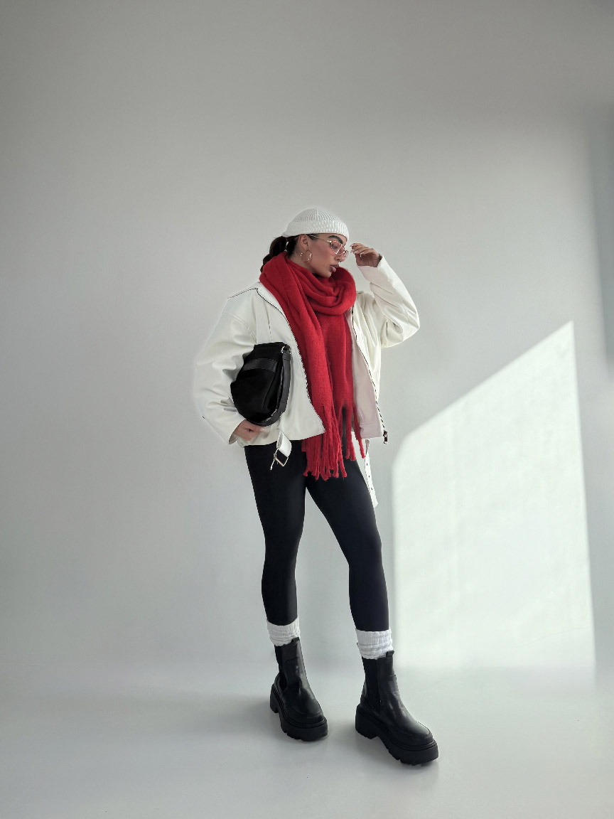 IMG_6469 کت چرم سگک دار کد 120388 - Image 2