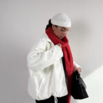 کت چرم سگک دار کد 120388