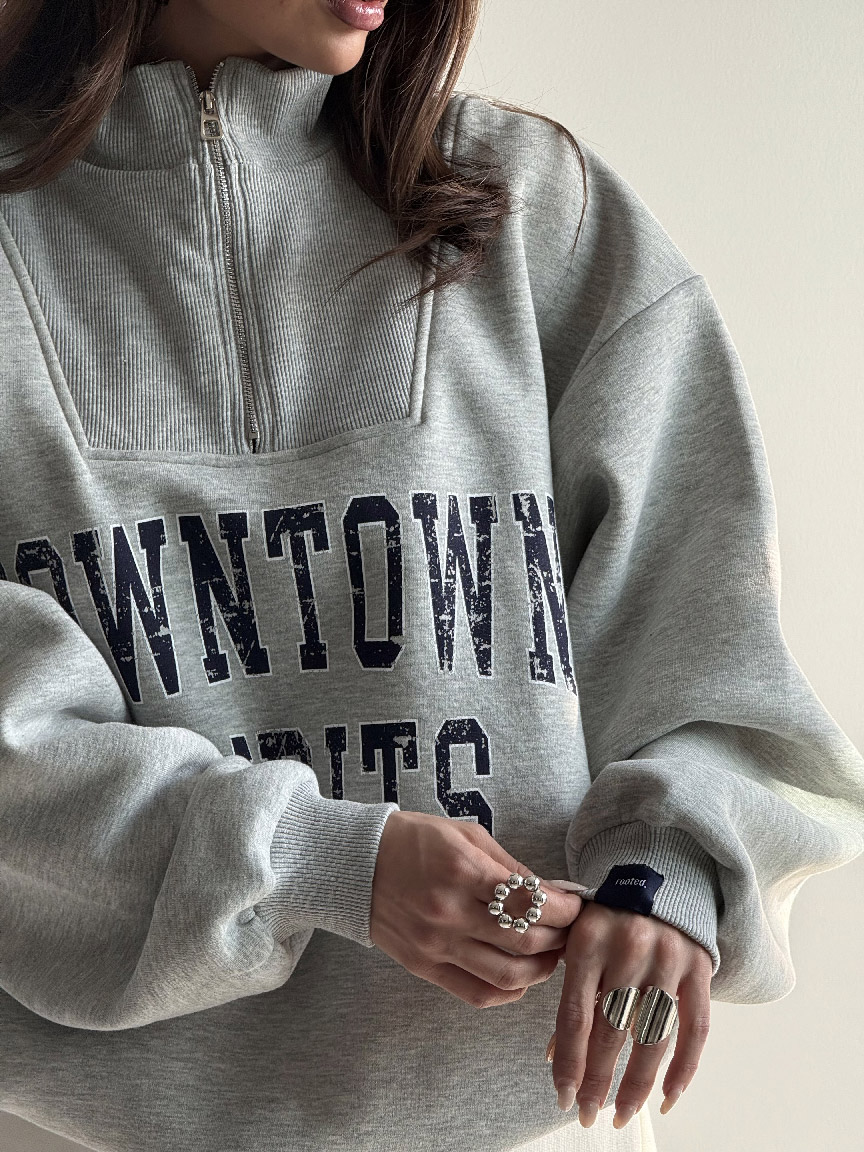 IMG_6690 دورس نیم زیپ DOWN TOWN کد 200960 - Image 4