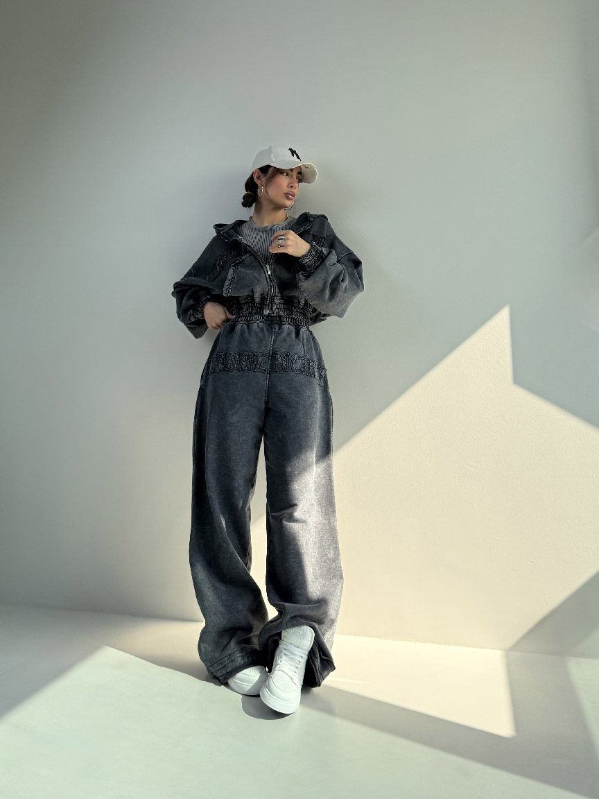 IMG_6941 ست سوییشرت و شلوار BAD GIRL کد 160847 - Image 12