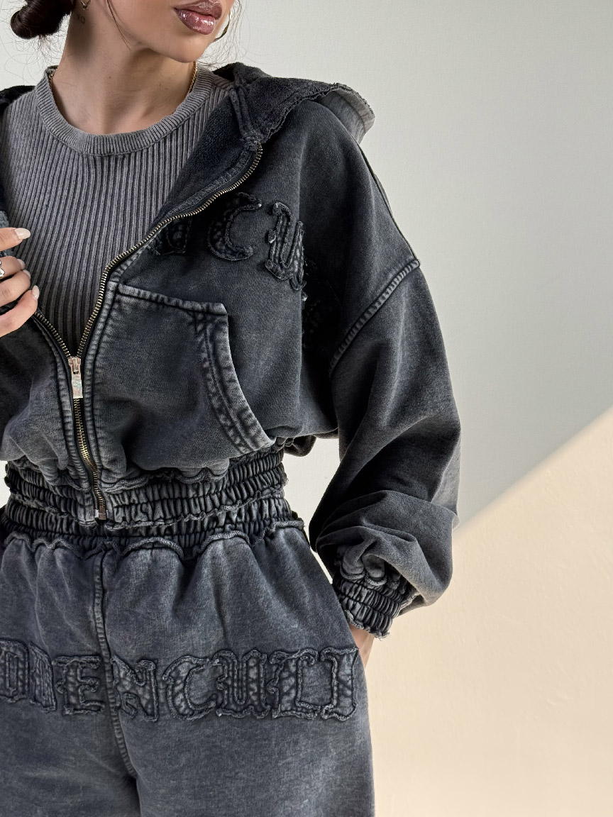 IMG_6944 ست سوییشرت و شلوار BAD GIRL کد 160847 - Image 9