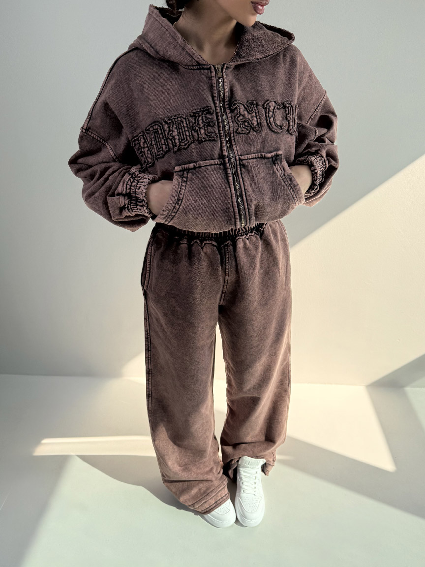 IMG_6947 ست سوییشرت و شلوار BAD GIRL کد 160847 - Image 7