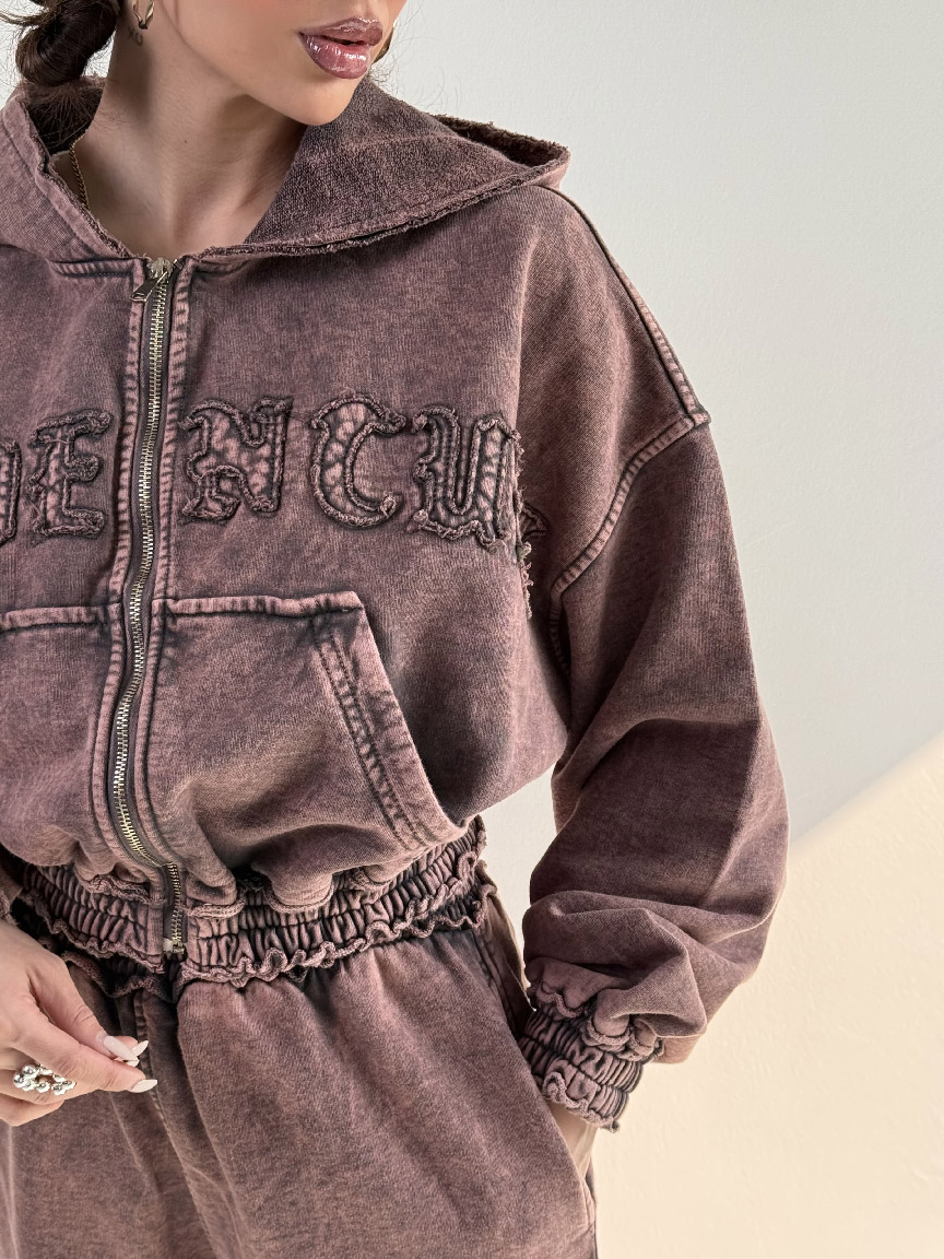 IMG_6948 ست سوییشرت و شلوار BAD GIRL کد 160847 - Image 6