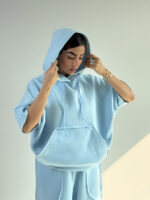 ست هودی و شلوار آستین برش کد 160845 - Image 18